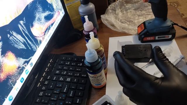 Как заправить картриджи для принтера Canon. смотреть онлайн