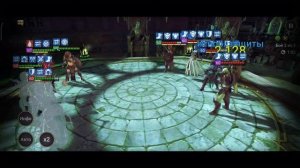 Raid:SL бой с ¹³Cpt.Lans(зашёл я значит перед сном с мобилы досливать жетоны)