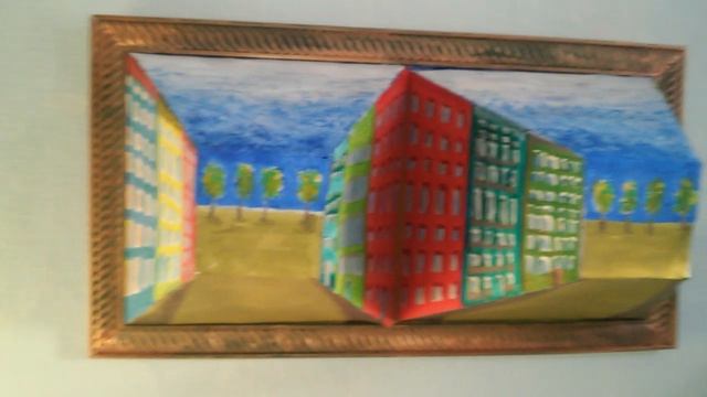 3D картина "Город наизнанку" автор Сергей Волчара смотреть онлайн