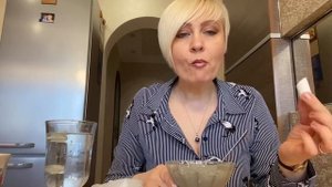 Попкорн в пасте из глины Южный берег/делаю пасту из глины/мел/ем мел/мел и глина для еды