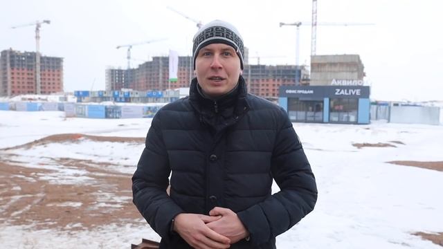 Намывные территории СПб / Васильевский остров - постоянный ветер и нет парковок смотреть онлайн