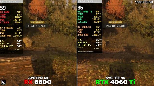 RX 6600 vs RTX 4060 Ti | Budget GPU? | 11 Games Tested?