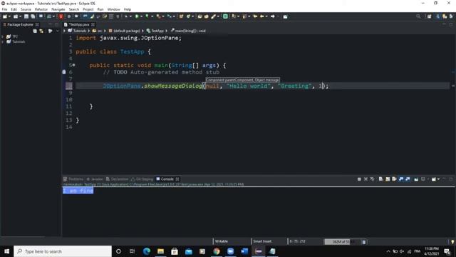 Java GUI Crash Course Tutorial #1   Introduction, Input & Output Dialog box