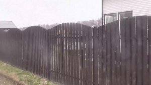 Деревянный забор. Установка деревянного забора - прошло 5 лет [Плюс - Строй]