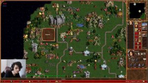 Супер темп от оппонента [Heroes 3 Jebus Outcast] Yama_Darma (Замок) vs Weeaked (Башня)