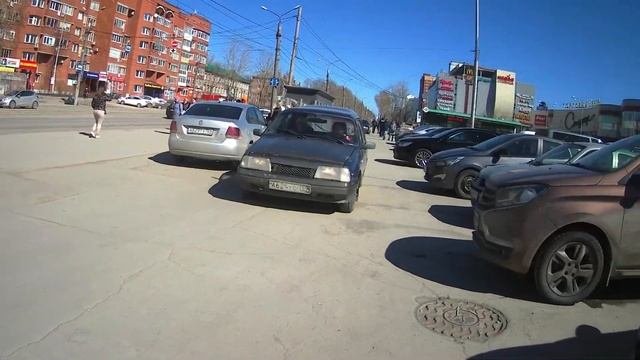Г. #Пермь ДК#Гагарина из тротуара сделали парковку. Часть 1
