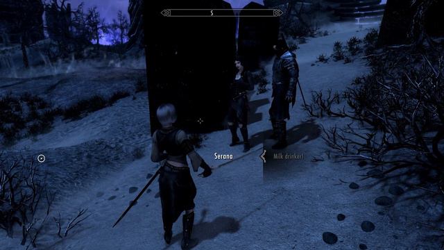 Serana & Dragonborn playful banter смотреть онлайн