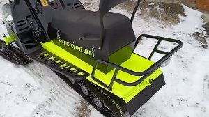 Новинка! Бурлак Азимут CS на склизовой подвеске, первый мой выезд.