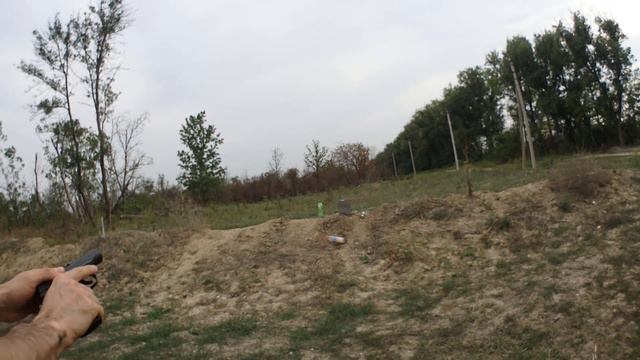 Травматический пистолет П-М17Т. Тест на пробитие и точность. смотреть онлайн