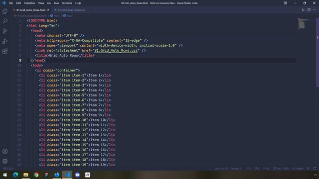 HTML-CSS Tutorial Lesson 81: Grid Auto Rows - Grid #21 смотреть онлайн
