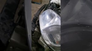 Восстановление фар, шлифовка стёкла фары, фары мазда требьют,