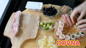 3 вида канапе с беконом  рецепт от Dovna Enterprises
