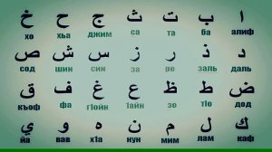 Тарзи талаффузи алифбои араби-Оё мехохи тухам Куръонхон шави пас ббин