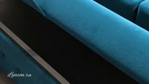 Изумрудный диван ЧЕСТЕР с механизмом трансформации Дельфин