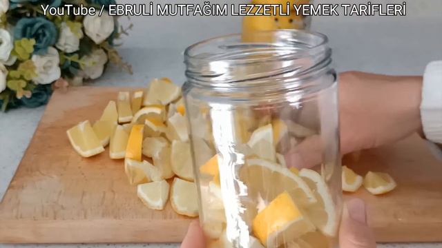 LİMONLARI Bu Yöntemle Bozulmadan Saklayın ❗ Salata ve Zeytinyağlı Yemeklerde Kullanın 👌Limon Turşus