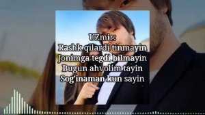 uzmir & mira - lzlamading ( minus, karaoke , text ) узмир ва мира - изламадинг