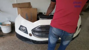 How To Fix Ford Ecosport AC Compressor | Condenssor Removing
