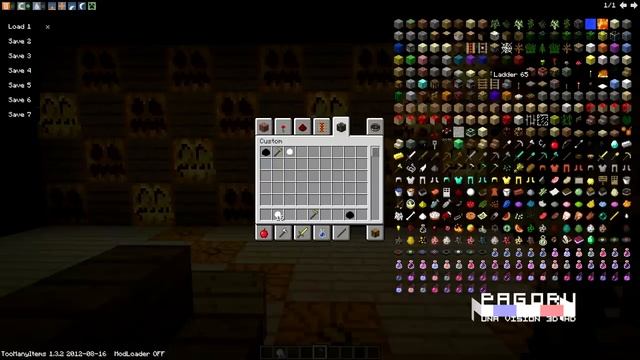 Minecraft Mods - Custom Creative Inventory Tab 1.3.2