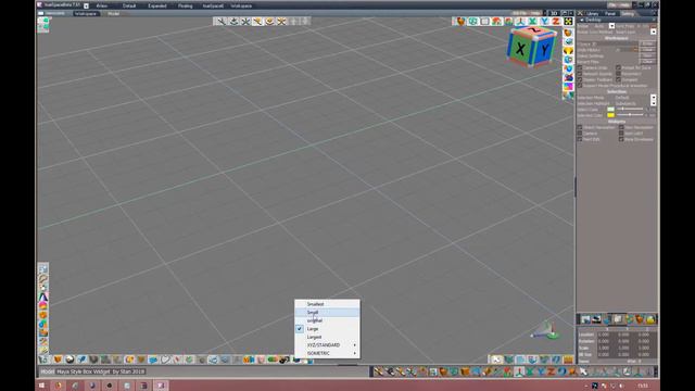 Isometric view in truespace