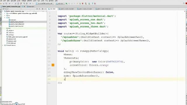 Flutter Tutorial - Flutter Splash Screen series -2