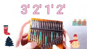 Last Christmas - Wham! (Easy Tabs/Tutorial/Play-Along) 【Kalimba Cover】