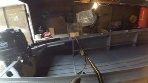 Проект Казанка 5 серия Установка мотора, лавки в лодку