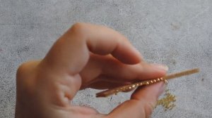 Обшивка броши бисером зубчиками двумя способами