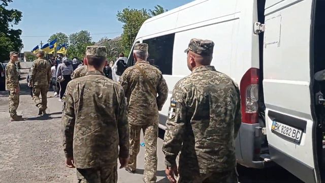 Похорон Юрія Мосійчука у Оженині.