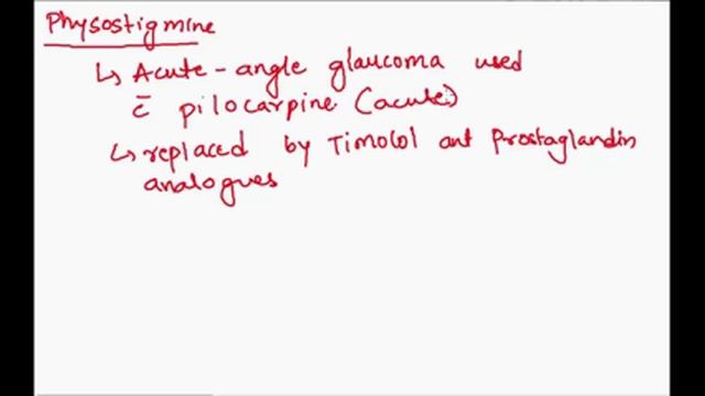 Pharmacology_ANS_Indirect acting Cholinergic Drugs_1.2 смотреть онлайн
