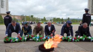 На Мемориале Славы прошел митинг, посвященный Дню разгрома немецко-фашистских войск в Курской битве