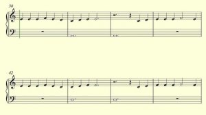 Felicità - Al Bano Romina - Easy Piano Sheet Music Free (with Letters)