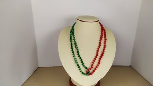 Украшения из бисера. Работы из бусин. Ожерелье из бисера .Браслет из бисера. Мастер класс.