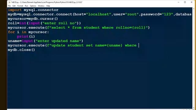 connecting python with mysql part 1 смотреть онлайн