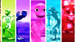 Patila VS Dame tu Cosita VS Alien Green VS Me Kemaste VS Gummy Bear Color dance challenge