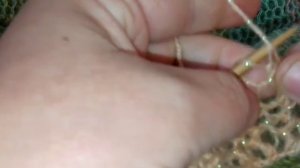 Шарф-Палантин спицами