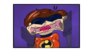 Female Skinsuit Elastigirl Animated Comic