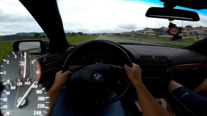 BMW 540I E39 M SPORT V8 ESCAPE DIRETO PROJETO M5? ANDA BEM? TOP SPEED | TESTE ACELERANDO NA ESTRADA