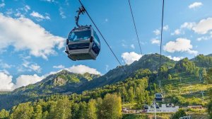 12 дней  по Кавказу, 4 часть. Архыз канатные дороги, водопад, пик Смирнова, Софийская поляна.