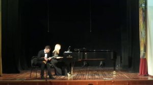 Шалов, обр.р.н.п. "Не корите меня, не браните", исп Денис Шутов (балалайка), Наталья Малых (фо-но)