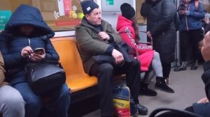 Киевский метрополитен ЕКМ Святошинско-Броварская линия М1 красная линия запись полного маршрута.#1.