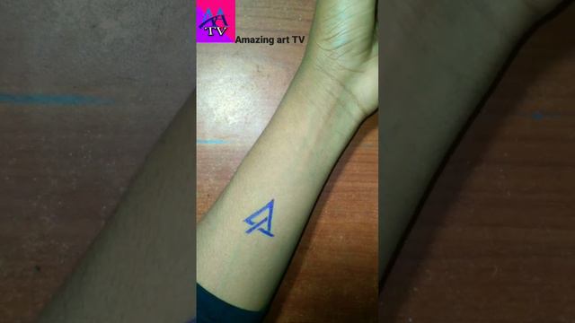 easy twins triangle tattoo art