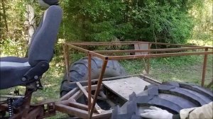 Самодельный вездеход - переломка для леса.mp4