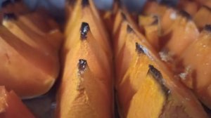 Тыква запечённая с сахаром в духовке  Вкусно,полезно!#food#запеченнаятыква #тыкварецепты#десерт