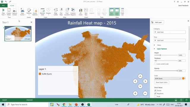 Excel Maps: Choropleth, 3D, Heat map and Time Series Animation смотреть онлайн