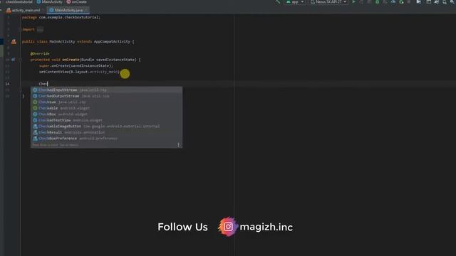 Check box in android studio | android for beginners | android tutorial | magizh | tamil | #13 смотреть онлайн