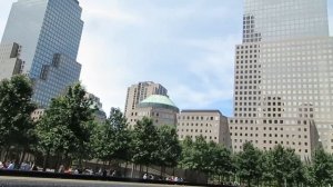 Нью Йорк. Ground Zero - мемориал на месте теракта 11 сентября 2001 года.
