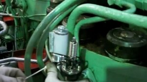 Работа судового двигателя B&W