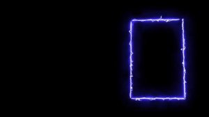 Футаж Буква О. Эффект электрической молнии, пробегающей по всей букве.mp4
