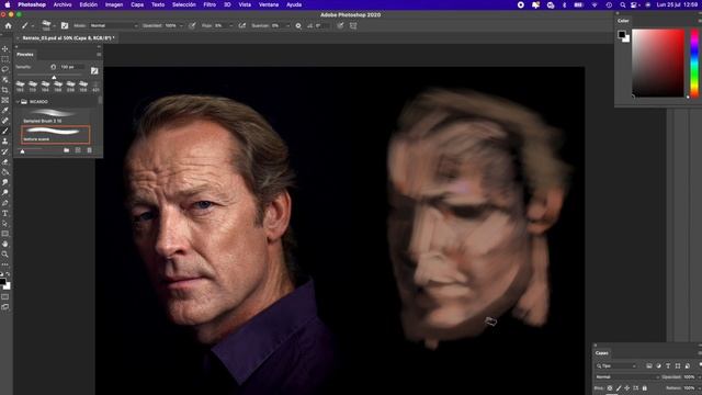 Hago un RETRATO con la nueva HUION KAMVAS PRO 13??? смотреть онлайн