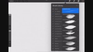 Набор кистей для гуаши Procreate. Демонстрация видео